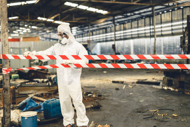 Professional Unattended Death Cleanup technician working in Stockbridge, WI